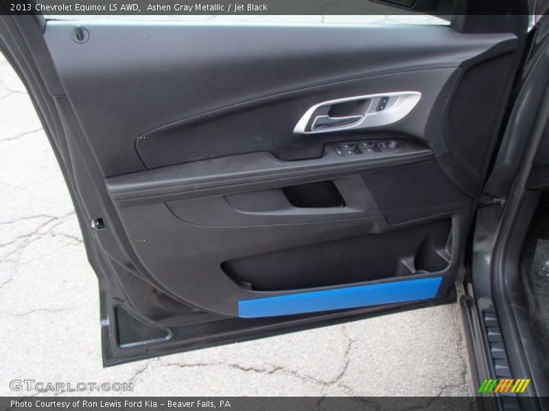 Ashen Gray Metallic / Jet Black 2013 Chevrolet Equinox LS AWD