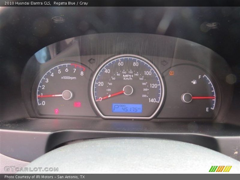Regatta Blue / Gray 2010 Hyundai Elantra GLS