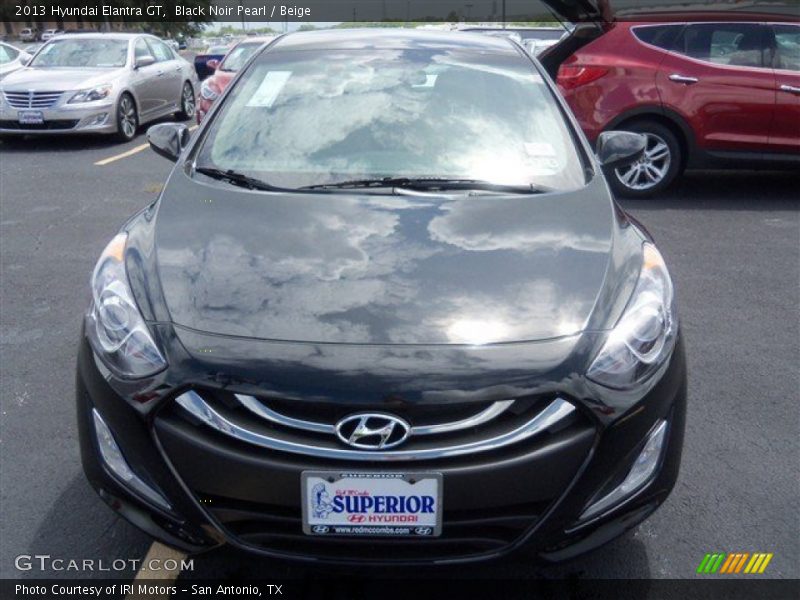 Black Noir Pearl / Beige 2013 Hyundai Elantra GT