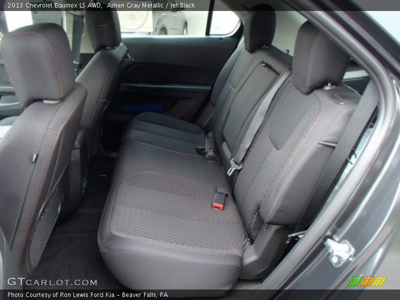 Ashen Gray Metallic / Jet Black 2013 Chevrolet Equinox LS AWD