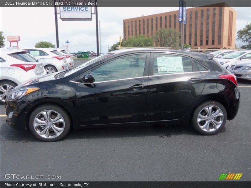 Black Noir Pearl / Beige 2013 Hyundai Elantra GT