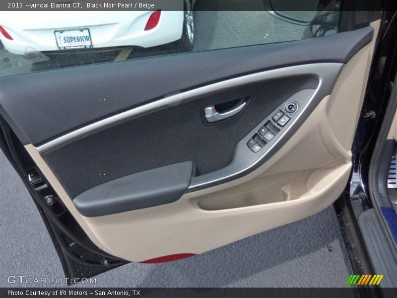Black Noir Pearl / Beige 2013 Hyundai Elantra GT