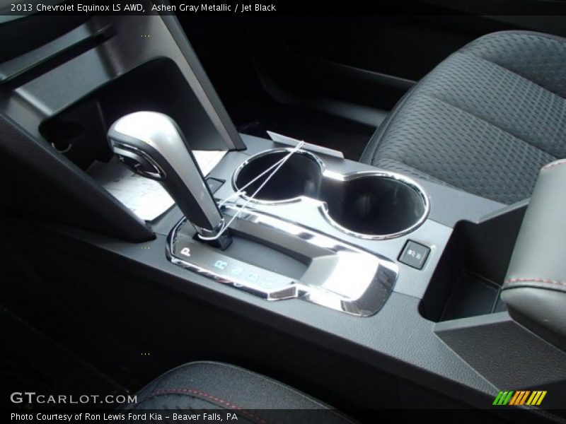 Ashen Gray Metallic / Jet Black 2013 Chevrolet Equinox LS AWD