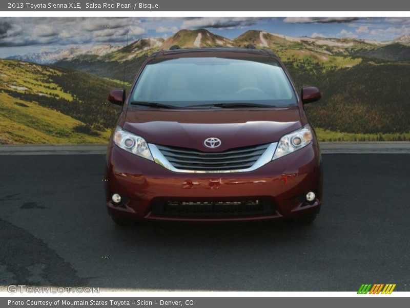 Salsa Red Pearl / Bisque 2013 Toyota Sienna XLE