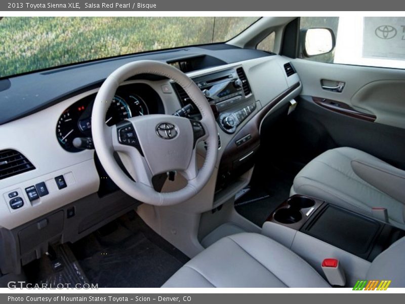 Salsa Red Pearl / Bisque 2013 Toyota Sienna XLE