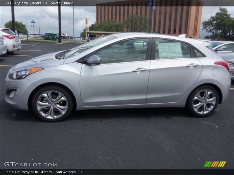 Silver / Black 2013 Hyundai Elantra GT