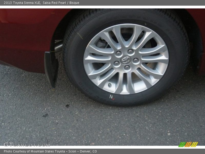 Salsa Red Pearl / Bisque 2013 Toyota Sienna XLE