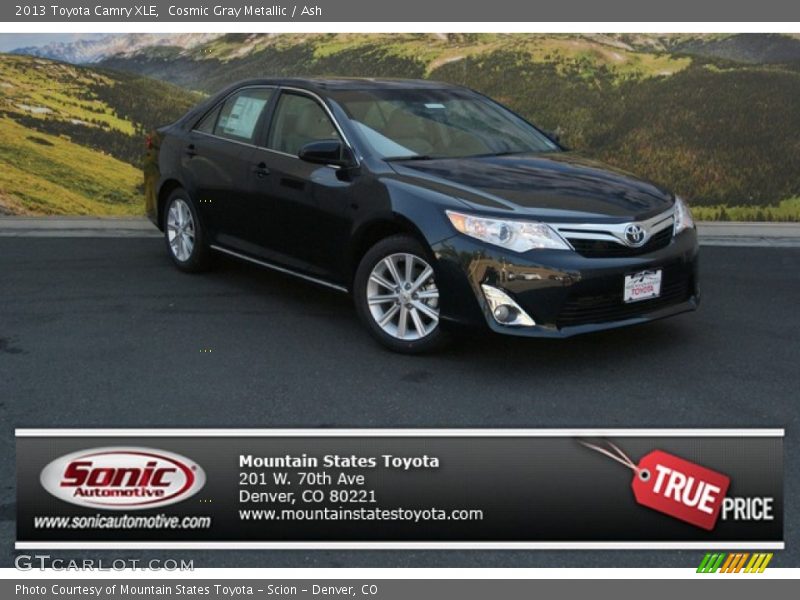Cosmic Gray Metallic / Ash 2013 Toyota Camry XLE