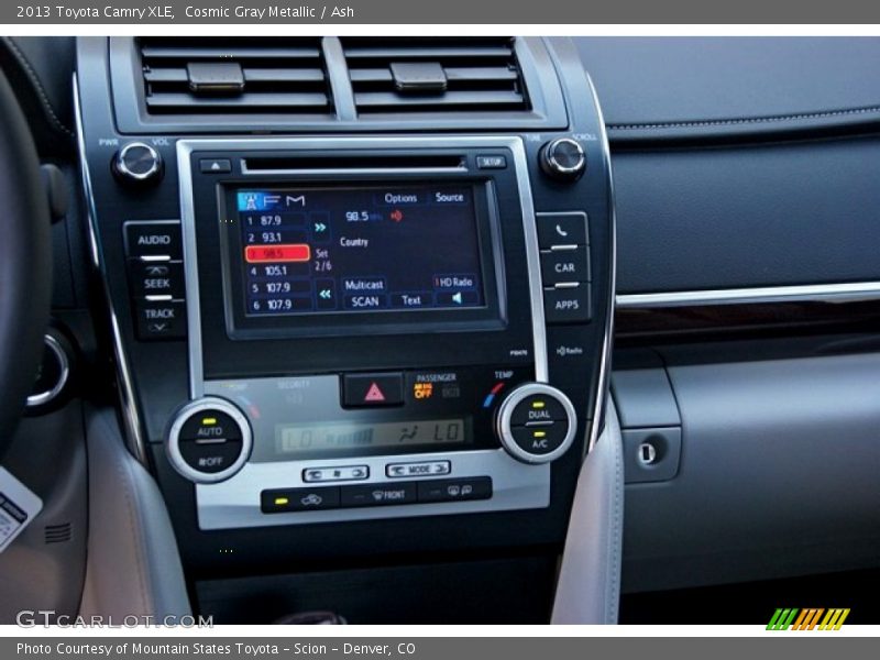 Cosmic Gray Metallic / Ash 2013 Toyota Camry XLE