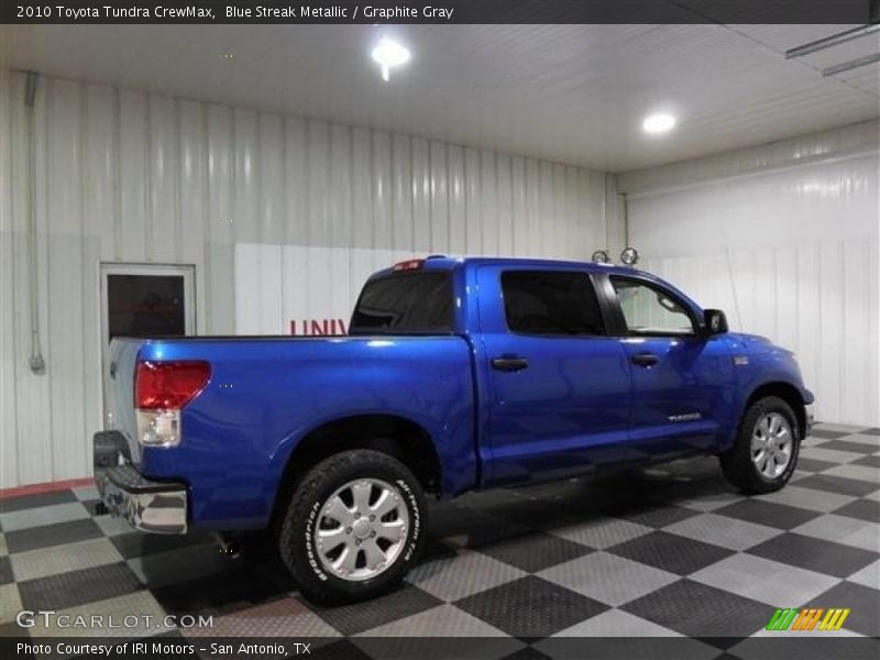 Blue Streak Metallic / Graphite Gray 2010 Toyota Tundra CrewMax