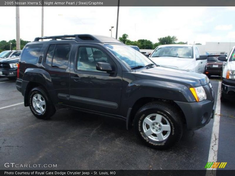 Night Armor Pearl / Steel/Graphite 2005 Nissan Xterra S