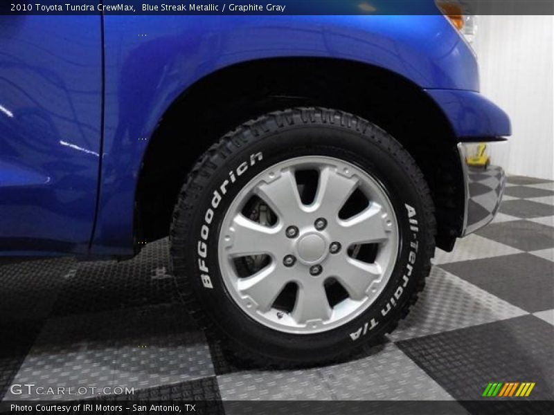 Blue Streak Metallic / Graphite Gray 2010 Toyota Tundra CrewMax