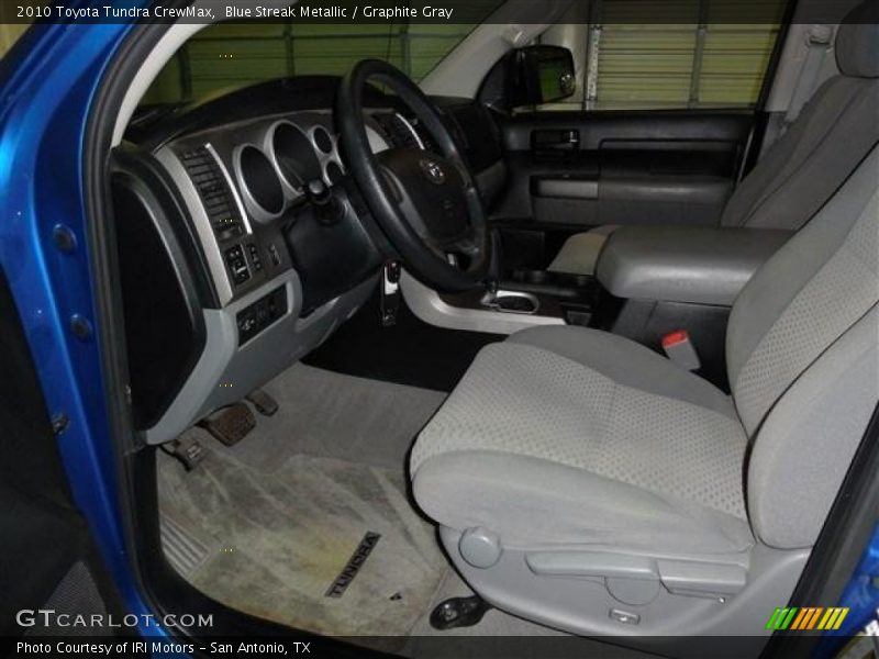 Blue Streak Metallic / Graphite Gray 2010 Toyota Tundra CrewMax