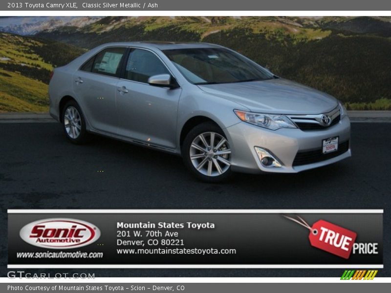 Classic Silver Metallic / Ash 2013 Toyota Camry XLE