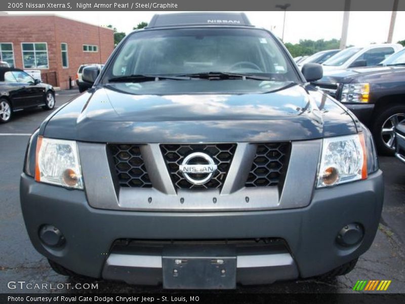 Night Armor Pearl / Steel/Graphite 2005 Nissan Xterra S
