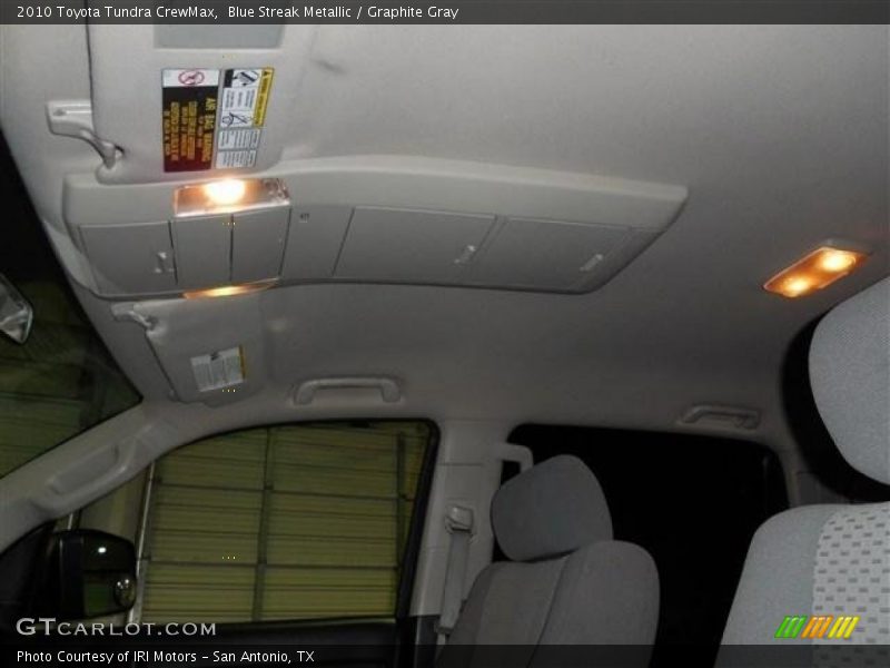 Blue Streak Metallic / Graphite Gray 2010 Toyota Tundra CrewMax