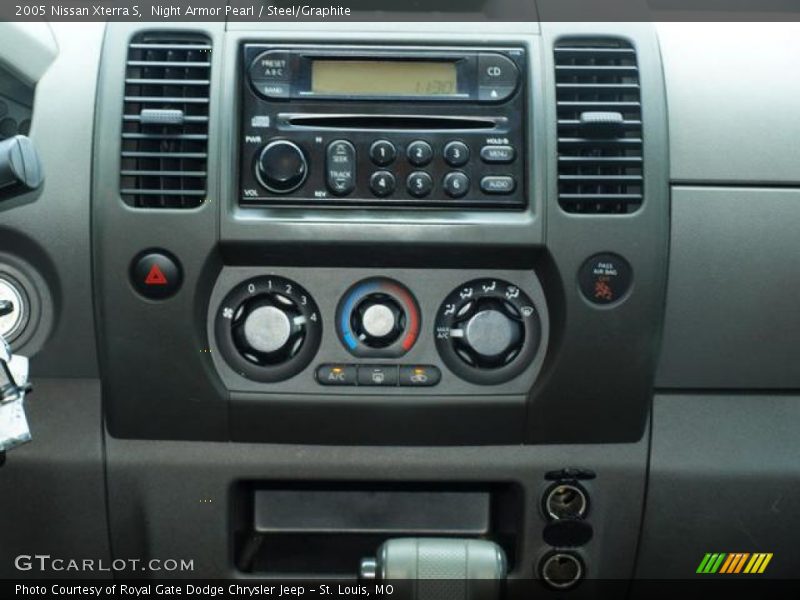 Night Armor Pearl / Steel/Graphite 2005 Nissan Xterra S