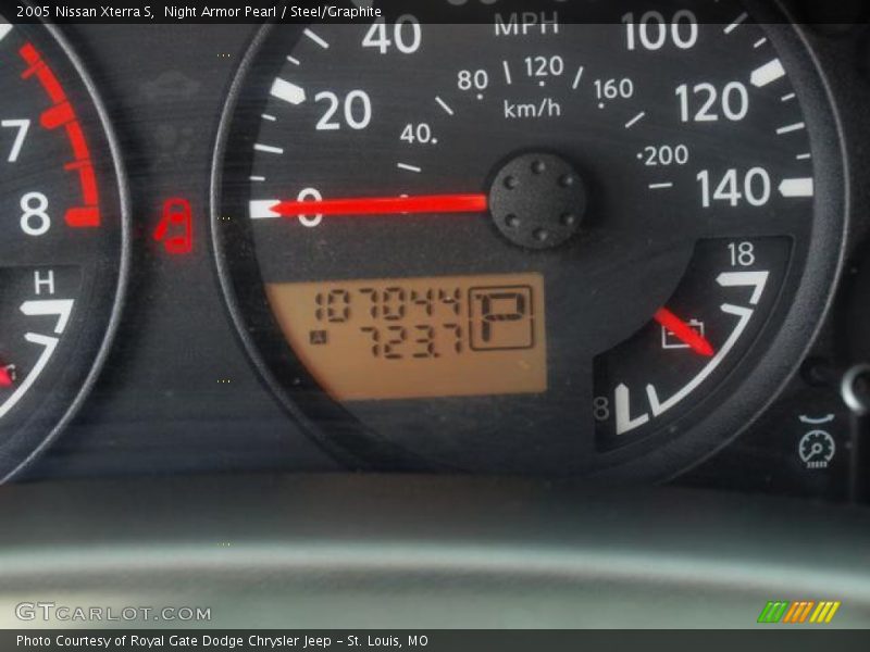 Night Armor Pearl / Steel/Graphite 2005 Nissan Xterra S