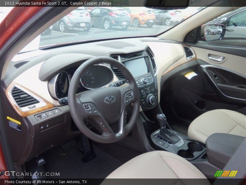 Canyon Copper / Beige 2013 Hyundai Santa Fe Sport 2.0T