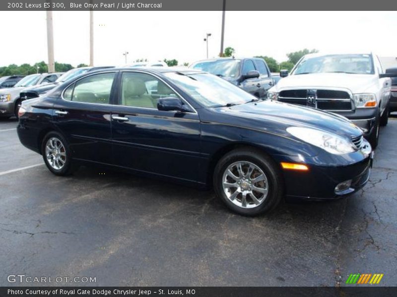 Blue Onyx Pearl / Light Charcoal 2002 Lexus ES 300