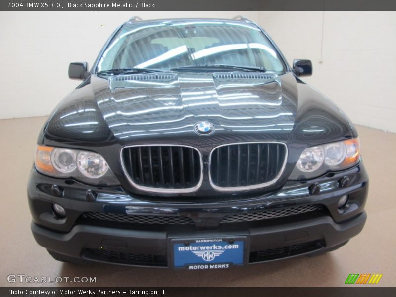 Black Sapphire Metallic / Black 2004 BMW X5 3.0i