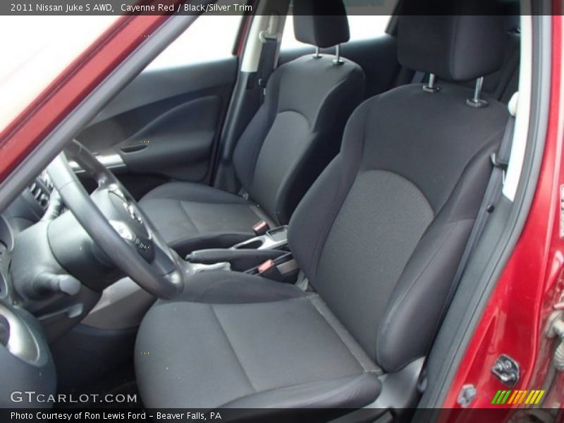 Cayenne Red / Black/Silver Trim 2011 Nissan Juke S AWD
