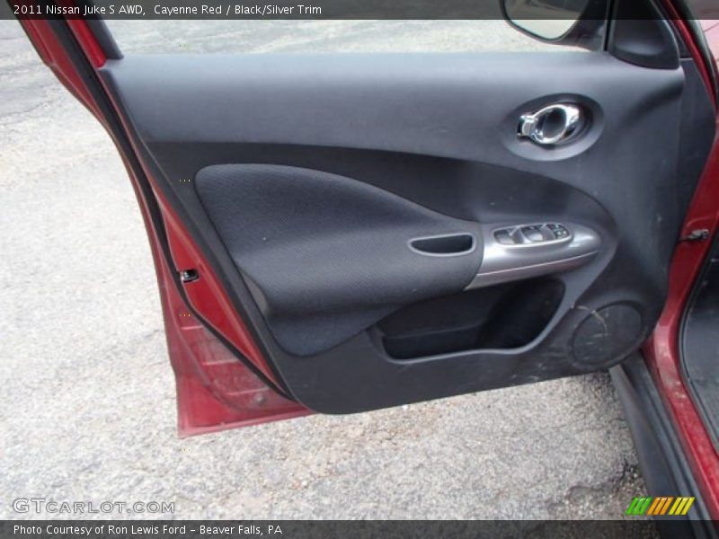 Cayenne Red / Black/Silver Trim 2011 Nissan Juke S AWD