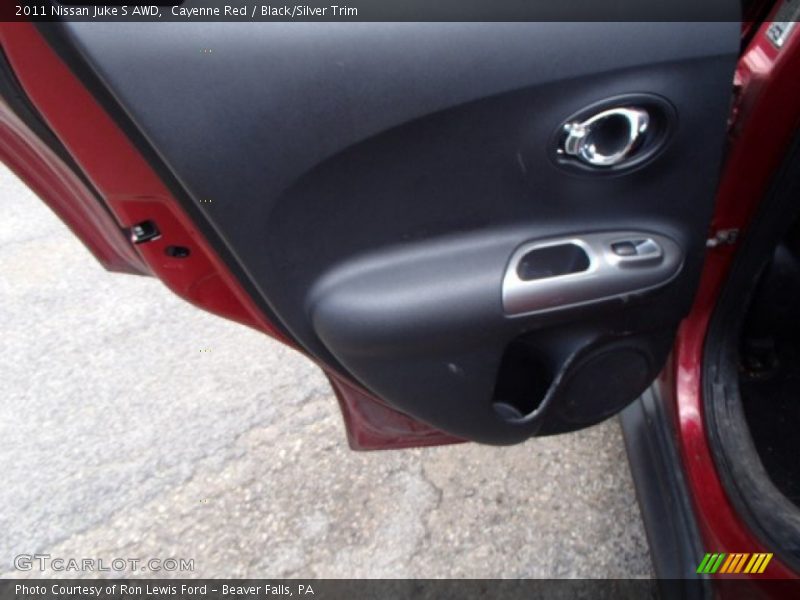 Cayenne Red / Black/Silver Trim 2011 Nissan Juke S AWD