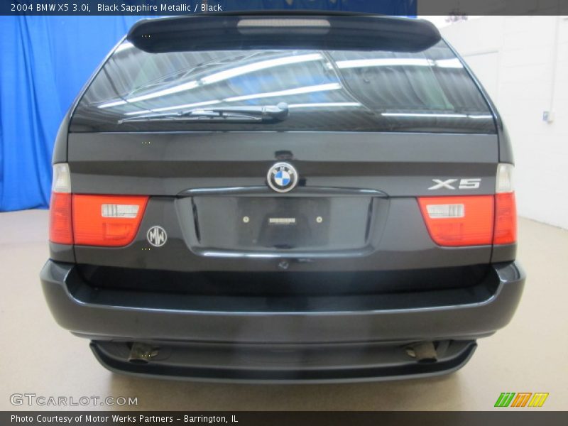 Black Sapphire Metallic / Black 2004 BMW X5 3.0i