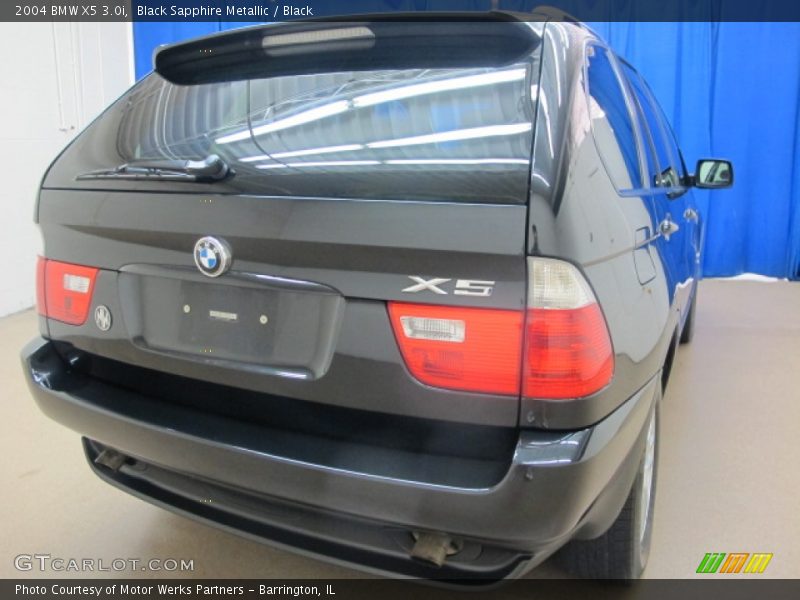 Black Sapphire Metallic / Black 2004 BMW X5 3.0i