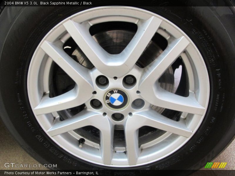 Black Sapphire Metallic / Black 2004 BMW X5 3.0i
