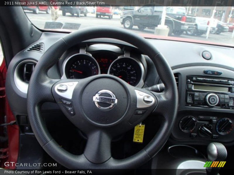 Cayenne Red / Black/Silver Trim 2011 Nissan Juke S AWD