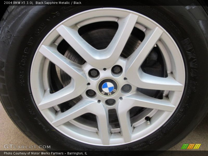 Black Sapphire Metallic / Black 2004 BMW X5 3.0i