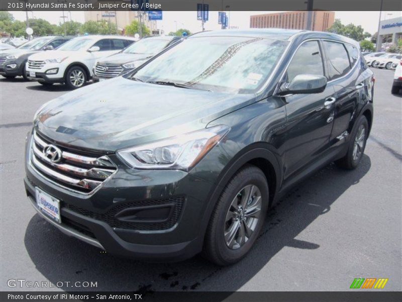 Juniper Green / Beige 2013 Hyundai Santa Fe Sport