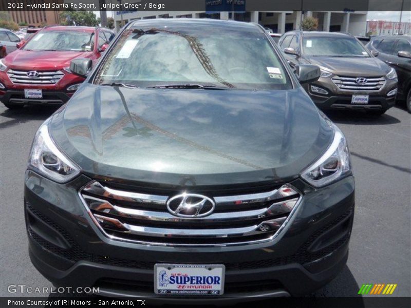 Juniper Green / Beige 2013 Hyundai Santa Fe Sport