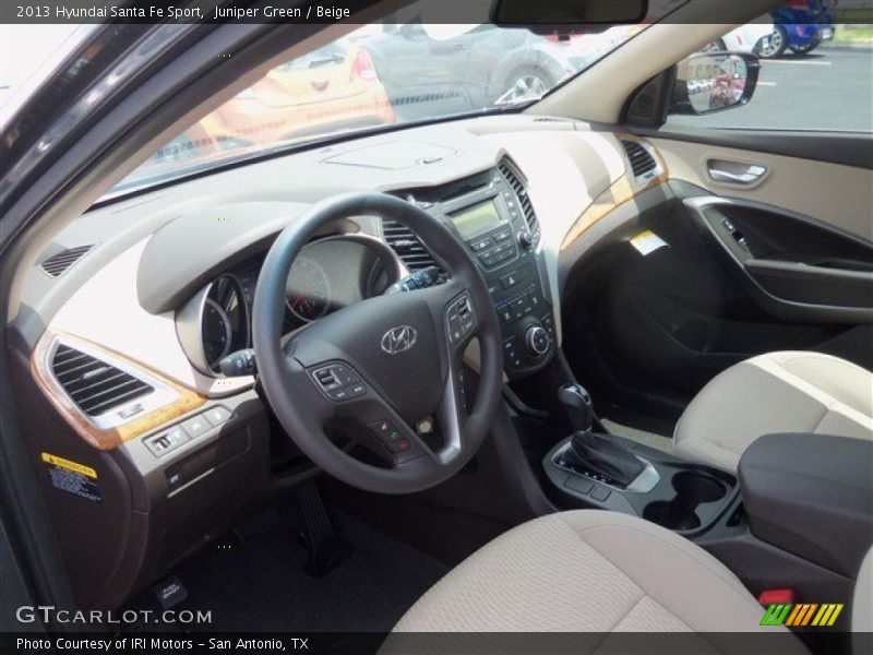 Juniper Green / Beige 2013 Hyundai Santa Fe Sport