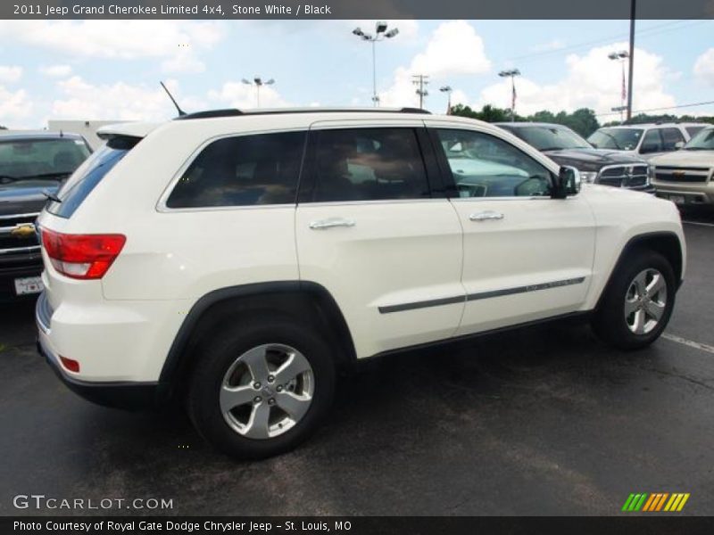 Stone White / Black 2011 Jeep Grand Cherokee Limited 4x4