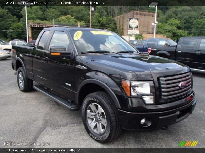 Tuxedo Black Metallic / Black 2012 Ford F150 FX4 SuperCab 4x4