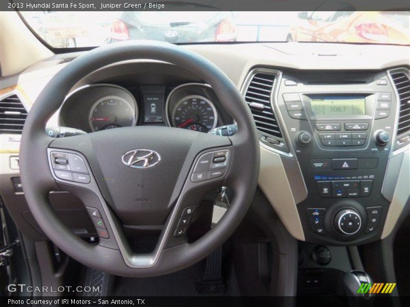 Juniper Green / Beige 2013 Hyundai Santa Fe Sport