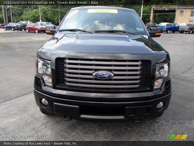 Tuxedo Black Metallic / Black 2012 Ford F150 FX4 SuperCab 4x4