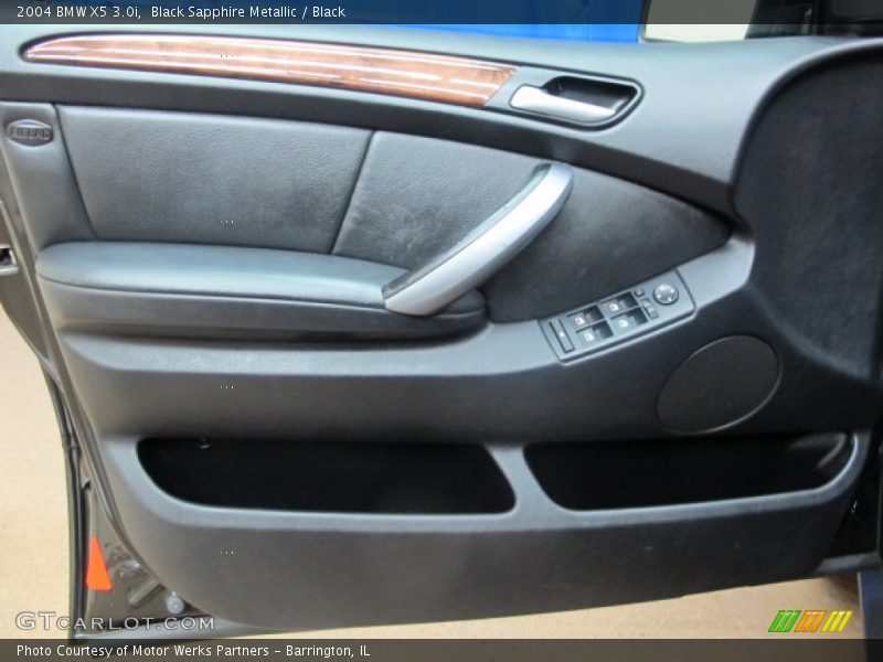 Black Sapphire Metallic / Black 2004 BMW X5 3.0i