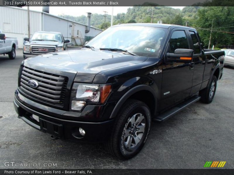 Tuxedo Black Metallic / Black 2012 Ford F150 FX4 SuperCab 4x4
