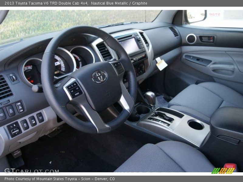 Nautical Blue Metallic / Graphite 2013 Toyota Tacoma V6 TRD Double Cab 4x4