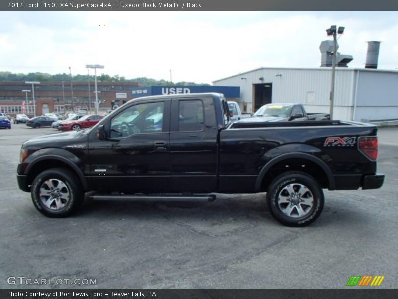 Tuxedo Black Metallic / Black 2012 Ford F150 FX4 SuperCab 4x4