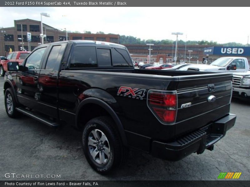 Tuxedo Black Metallic / Black 2012 Ford F150 FX4 SuperCab 4x4
