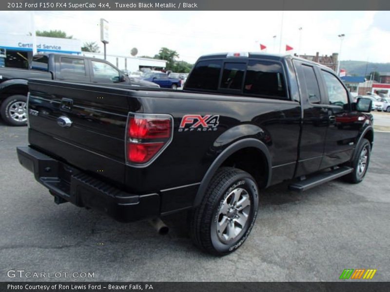 Tuxedo Black Metallic / Black 2012 Ford F150 FX4 SuperCab 4x4