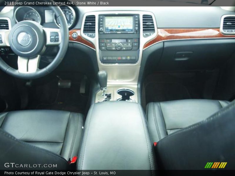 Stone White / Black 2011 Jeep Grand Cherokee Limited 4x4
