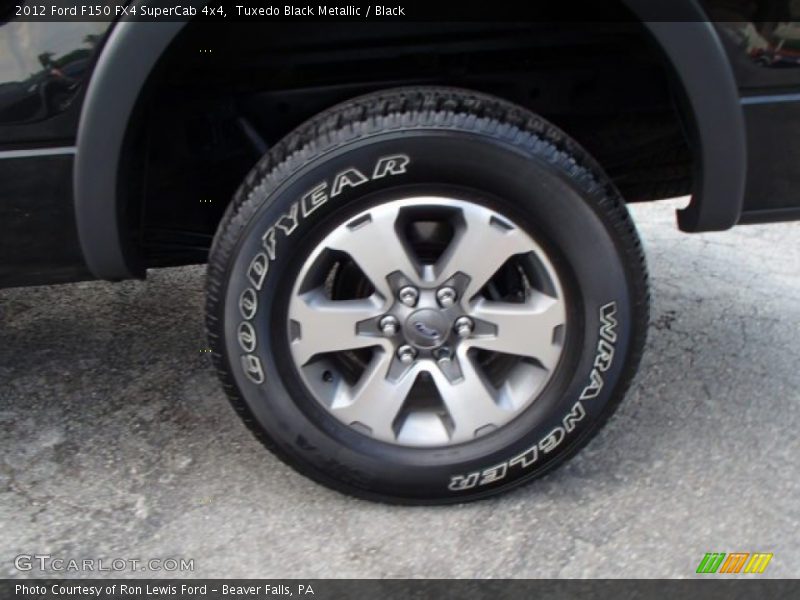 Tuxedo Black Metallic / Black 2012 Ford F150 FX4 SuperCab 4x4