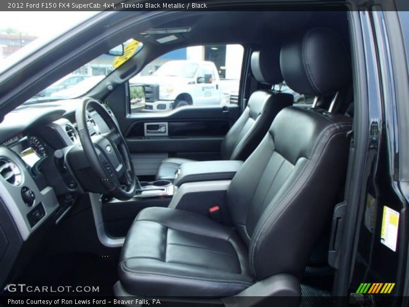 Tuxedo Black Metallic / Black 2012 Ford F150 FX4 SuperCab 4x4