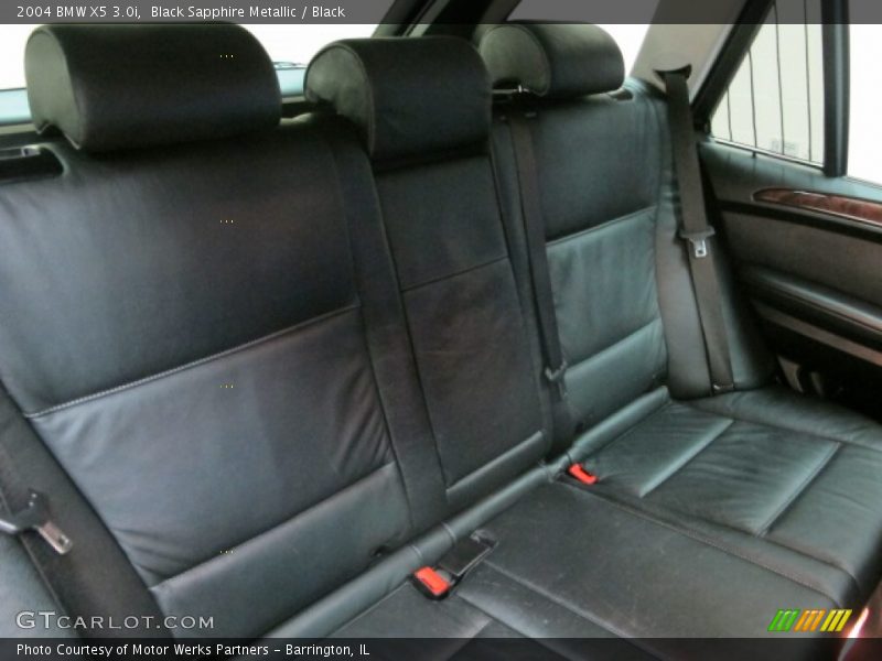 Black Sapphire Metallic / Black 2004 BMW X5 3.0i